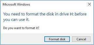 Memperbaiki Error 'Anda Perlu Memformat Disk di Drive Sebelum Anda Dapat  Menggunakannya'